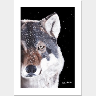 Wolf Face Posters and Art